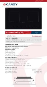Bếp Từ Đôi Canzy CZ I19862C Smart 9.0